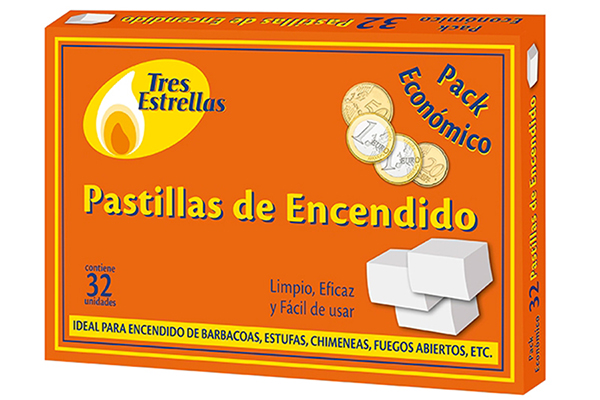 pastillas de encendido hoguera