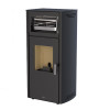 Noa EcoDesign Pelletofen mit Backofen – Schwarz