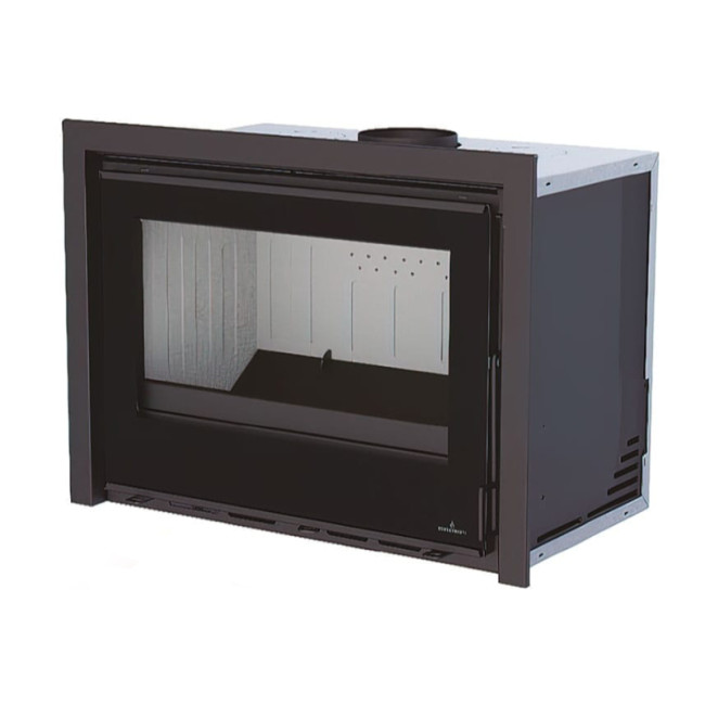 Estufa de leña insertable Cairo 80 Bronpi interior en Firetek