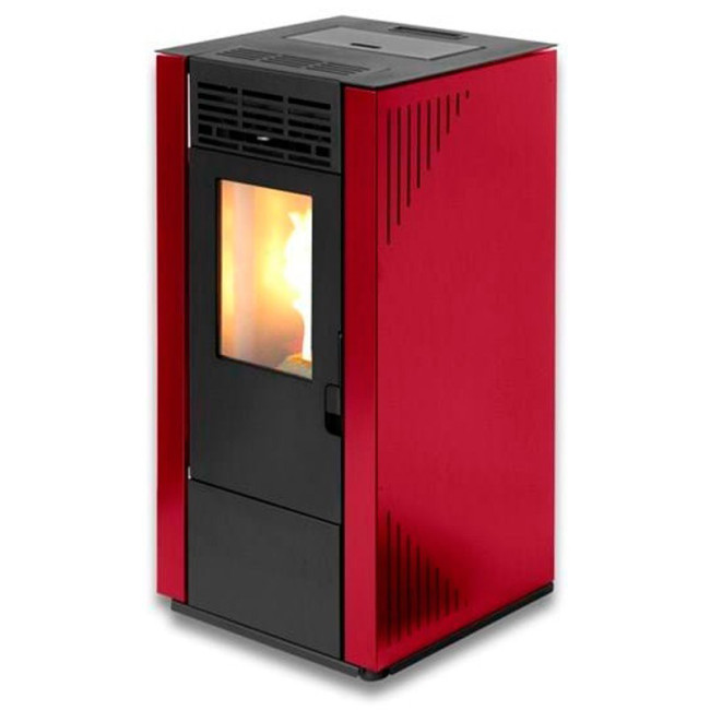 Estufa de pellets Tectro TBH 570-2 Rojo
