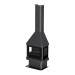 Chimenea de leña Lisboa 3C Bronpi