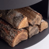 Poêle à bois Altea EcoDesign avec rangement à bois