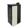 Poêle à granulés Elite 7 kW Eider Biomasse vue latérale