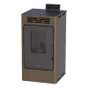 Estufa de pellet Kira Bronpi color moka