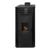 Poêle à granulés Gyda 15 kW canalisé vue de face