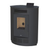 Estufa de pellet Nina Bronpi color negro
