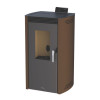 Estufa de pellets Noa Bronpi color moka