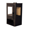 Poêle à bois latéral Coral 3V EcoDesign