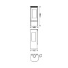 dimensions poêle à bois alba ecodesign panadero