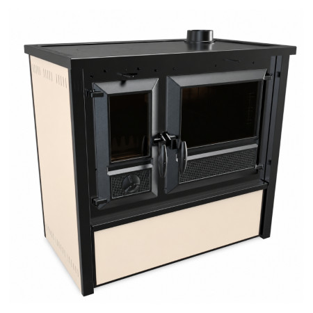 Cocina de leña Iron Steel Eider Biomasa