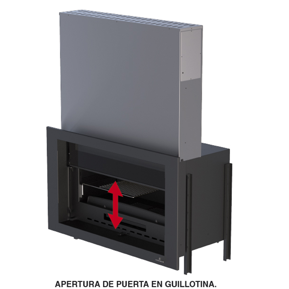 Estufa insertable Paris Vision Guillotina calefacción