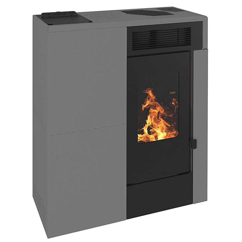 Estufa de pellets canalizable Nevado 13 kW - Climmatic