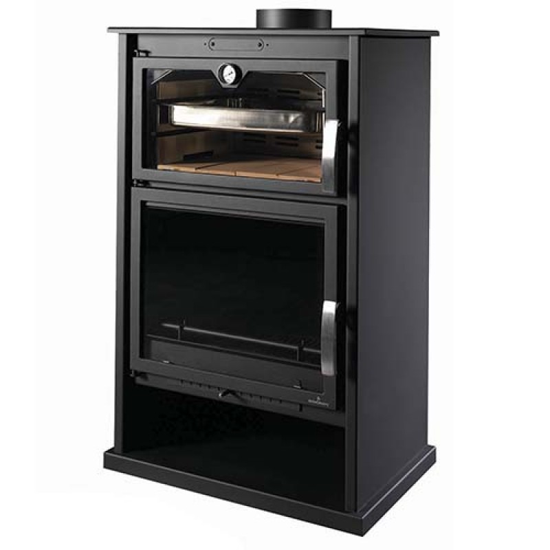 Estufa de leña Suiza EcoDesign con horno de Bronpi - Climmatic