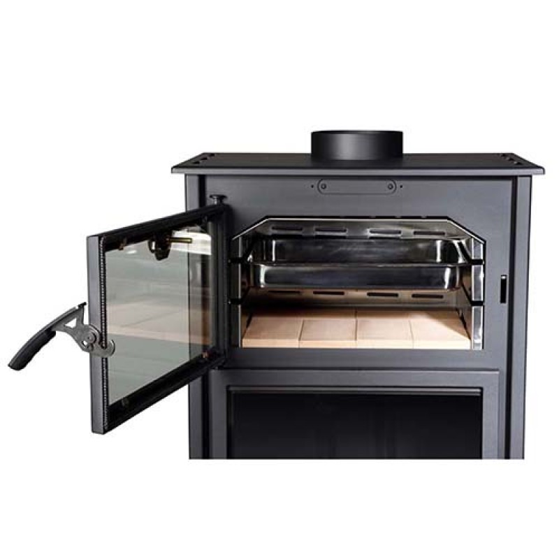 Estufa con horno Córdoba leña Bronpi
