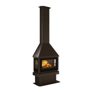 Chimenea de leña Lisboa 3C Bronpi