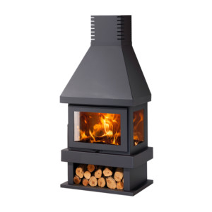 Chimenea metálica de leña Canada EcoDesign Panadero