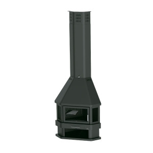 Chimenea de leña Lorca-R Bronpi