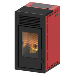 Estufa de pellets canalizable Teide Air 13 kW