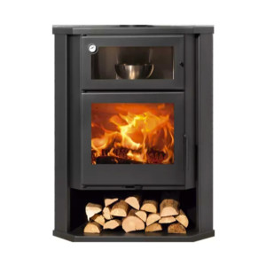 Estufa de leña Coimbra EcoDesign con horno Panadero