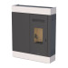 Estufa de pellet extraplana Cira Bronpi color negro
