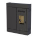 Estufa de pellet extraplana Cira Bronpi color negro