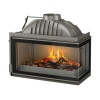 Chimenea hogar 800 cristal derecho con registro