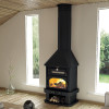 Chimenea de leña Ebro calefacción para el hogar