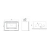Dimensiones del insertable de leña Saphire 900