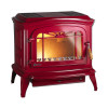 Estufa de hierro fundido Bradford roja