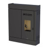 Estufa de pellet extraplana Cira Bronpi color negro