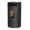 Estufa de pellet Mila con Wifi Bronpi color negro