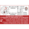 Kit canalización opcional estufa Eva-NC