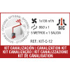Kit canalización opcional estufa Noa