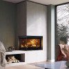 Hogar de leña EcoDesign cristal izquierdo