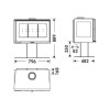 Plano medidas estufa Harmonie Ecodesign