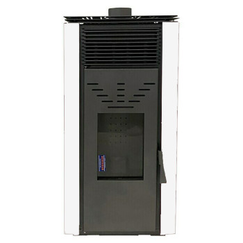 Estufa pellets Cero Ventilada R.E.M Blanco