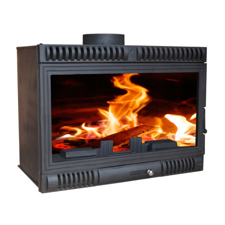 Estufa de leña Insert Koni Iron 80 ventilada