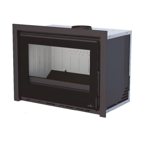 Estufa de leña insertable Cairo 80 Bronpi interior en Firetek