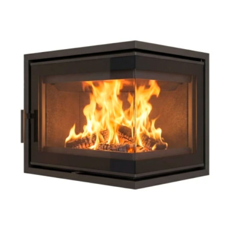 Hogar de leña EcoDesign Panadero cristal lateral derecho