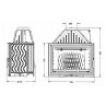 Dimensiones Chimenea hogar 800 GV