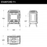 dimensiones estufa leña Nestor Martin Stanford 9+