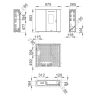 Plano dimensiones estufa Lupe EcoDesign