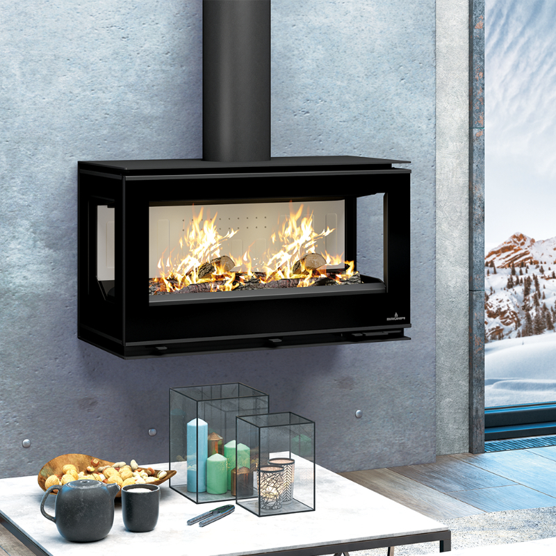 Estufa de leña Cairo 90 3C Box Bronpi