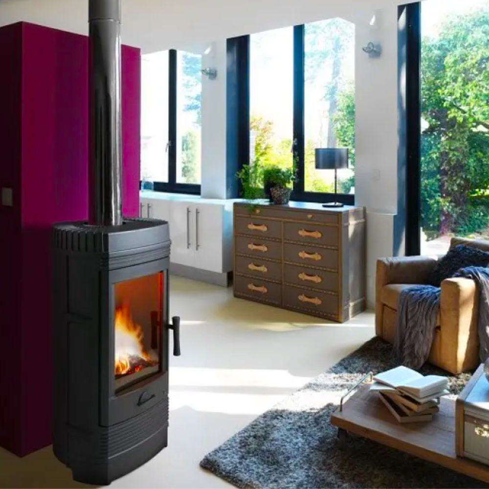 Poêle à bois Chatel Invicta pour la maison