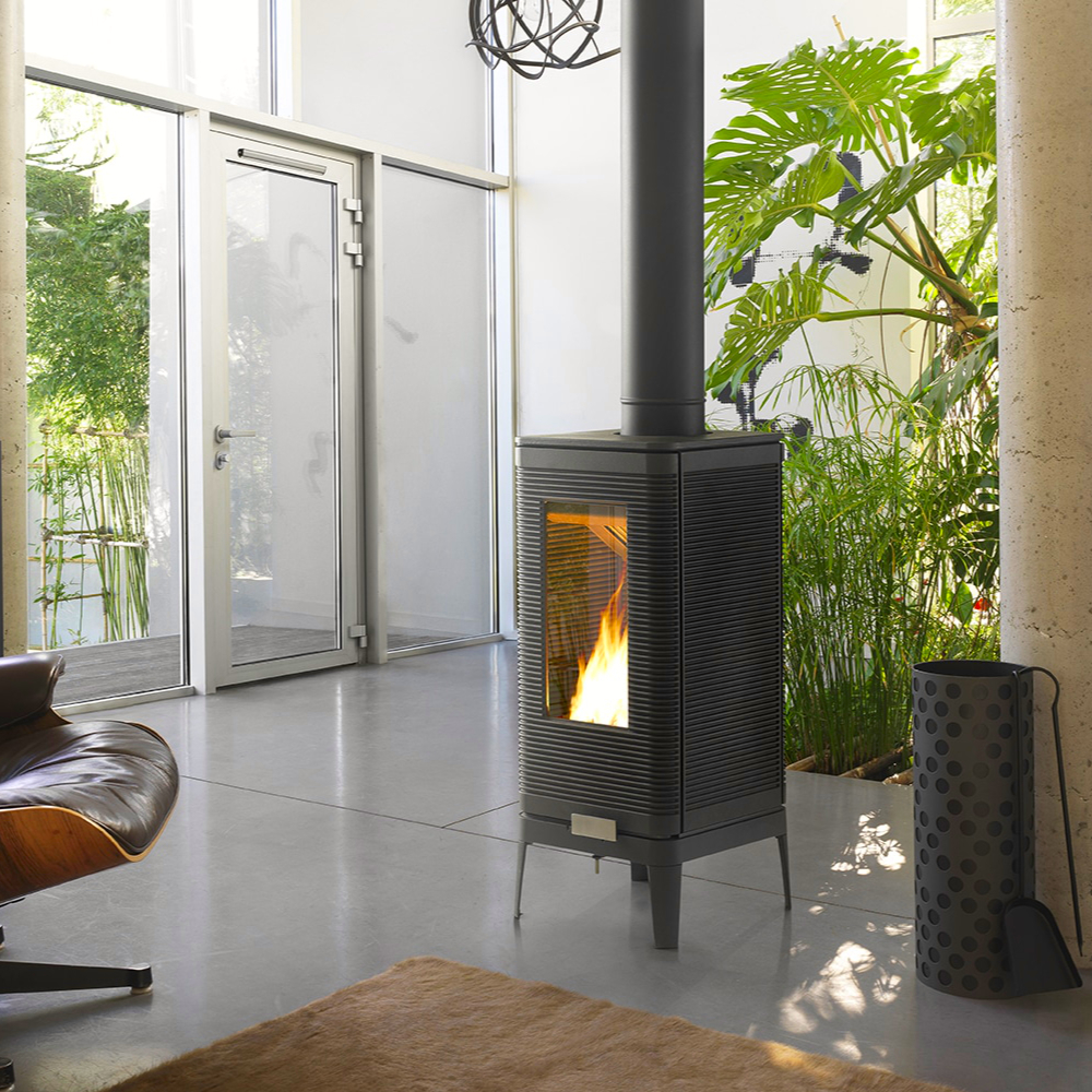 Poêle à bois Iwaki Invicta pour la maison