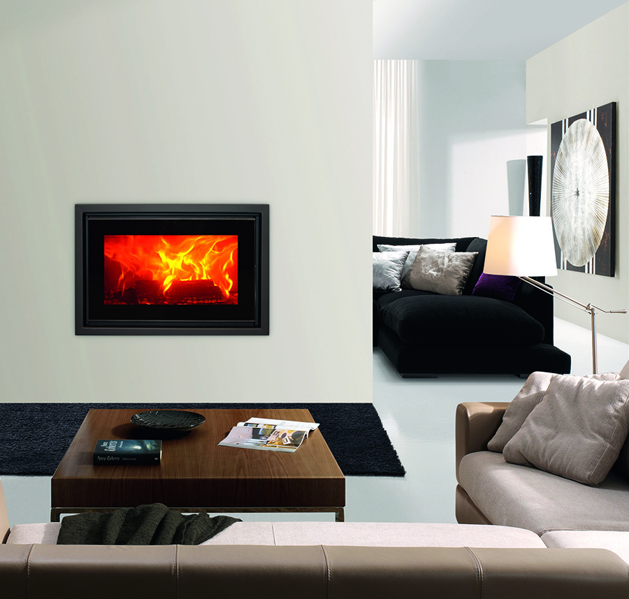 Estufa de leña Hogar Fireplace F-820 S EcoDesign de Bronpi