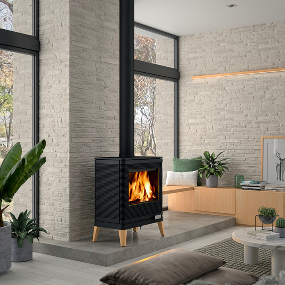 Poêle à bois Kazan Zen Invicta chauffage pour la maison Poêle à bois Kazan Zen Invicta chauffage pour la maison