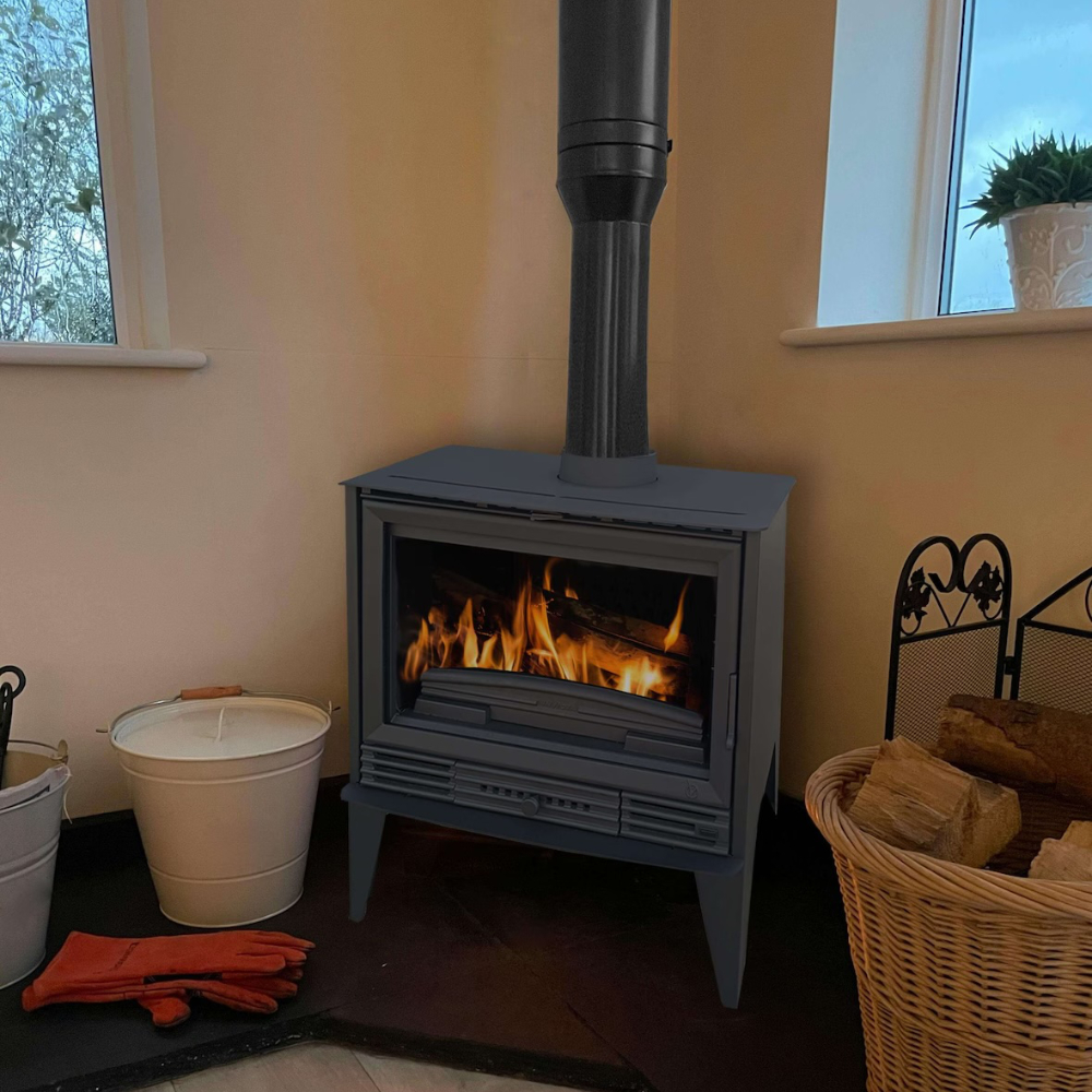Estufa de leña Padua 10 kW Hualge para el hogar
