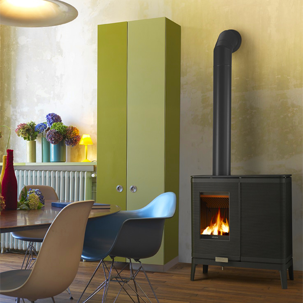 Poêle mixte Akimix chauffage pour la maison