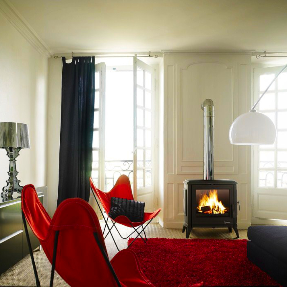 Poêle à bois Sedan L Invicta pour la maison